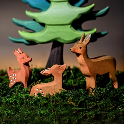 BumbuToys' Large Green Spruce, a handcrafted piece that stands as a tribute to timeless nature.