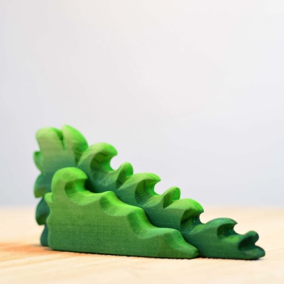 Artisanal large shrub wood sculpture, perfect for nature-inspired learning.