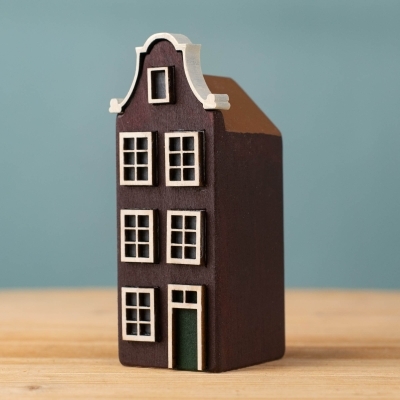 Amsterdam House – Wooden Canal House Miniature | Bumbu Toys