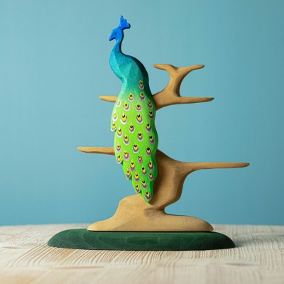 Handmade Wooden Tree for Bird Toys