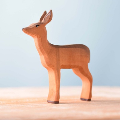 Eco-friendly handcrafted deer herd figures.