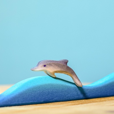 Handcrafted Baby Dolphin Toy by BumbuToys - Eco-Friendly and Safe