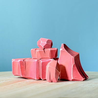 Eco-conscious Savanna Rocks set by BumbuToys, designed with the environment in mind