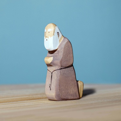 BumbuToys handcrafted St. Joseph figurine in the nativity set