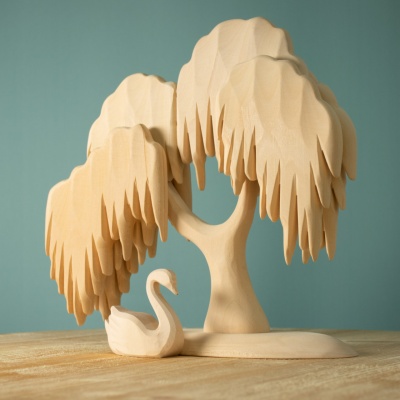 Blank Canvas Wooden Willow Tree
