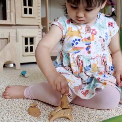 BumbuToys' Curious Rabbit, a bunny figure that embodies the curiosity and delight of spring.