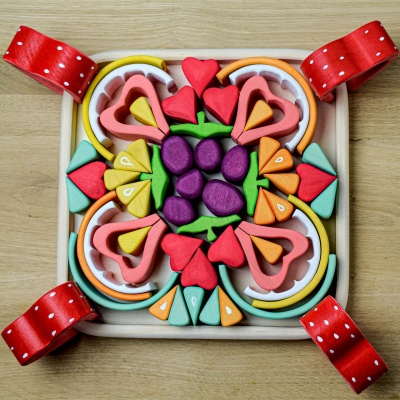 A colorful feast for the senses with BumbuToys' wooden fruit toys.