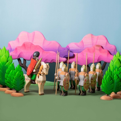 Striking large thuja wooden toy, designed to inspire awe and wonder.