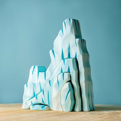 Eco-friendly wooden Icy Cliffs toy, bringing the quiet majesty of the Arctic into your home.