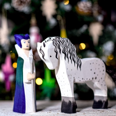 White Horse And Snow Queen Toy