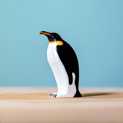 The Emperor Penguin family by BumbuToys, designed to inspire play and learning about polar life.
