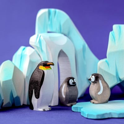 BumbuToys' Icy Cliffs set, a unique eco-friendly gift to spark joy in any child's heart.