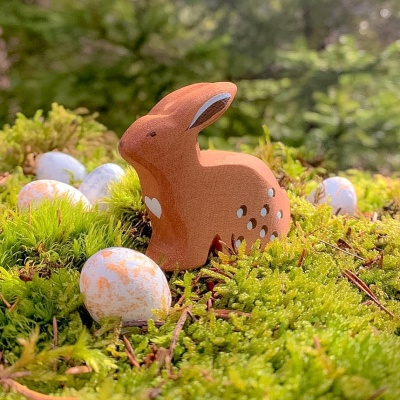 BumbuToys' Sitting Rabbit, a gentle reminder of the joys found in life's quiet moments.