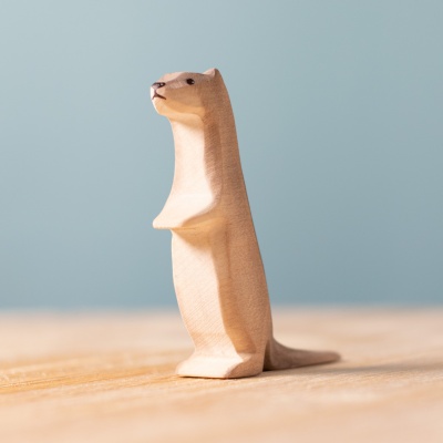 Handcrafted Curious Otter Wooden Toy