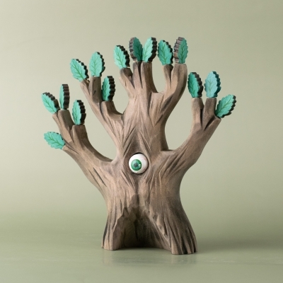 Watching Oak Green – Wooden Toy Tree | Bumbu Toys