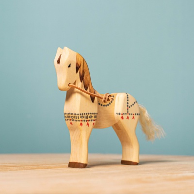 Image of the Steed wooden horse on a white background.