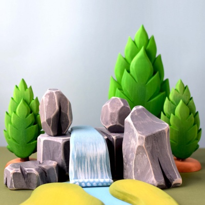 Bumbutoys Wooden River for Creative Playtimes