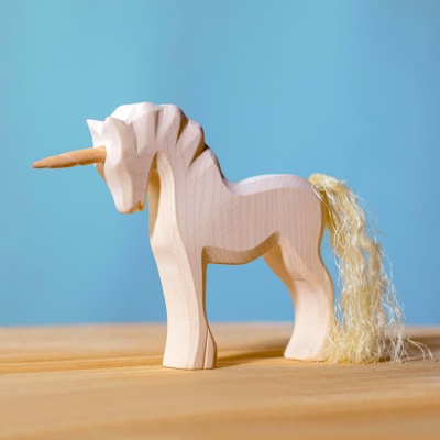 Eco-Friendly Naked Wooden Unicorn by BumbuToys