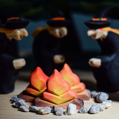BumbuToys' charming witch figure, a delightful addition to any fantasy collection