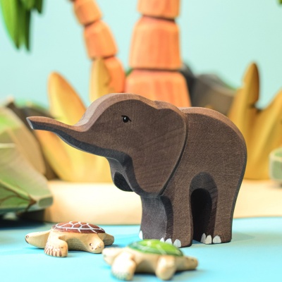 Bimbi Elephant Small by BumbuToys, fostering a love for nature and wildlife conservation