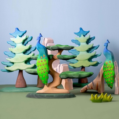 Zen Wooden Bonsai Tree Toy for Mindful Play