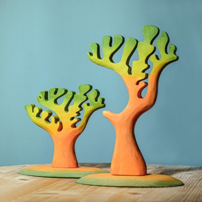 Non-Toxic Painted Small Dino Tree - Safe for Kids