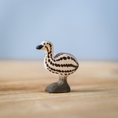 Close-up of standing emu chick