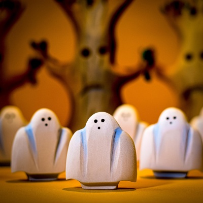 A lot of ghost toys