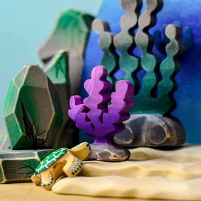 Seabed Wooden Piece by BumbuToys - Rich Textures Mimicking Marine Life