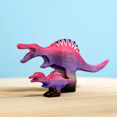 Wooden Spinosaurus Set by BumbuToys