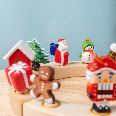 Festive Gift among other Bumbu Toys Christmas decorations.