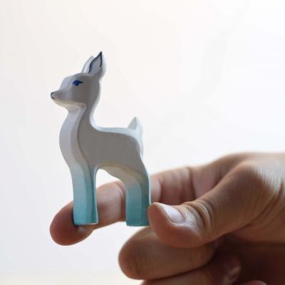 BumbuToys' hand-painted fawn, a gentle woodland creature that sparks children's imaginations