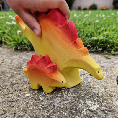 Stegosaurus baby toy