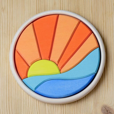 Puzzle Rotund Mare si Soare