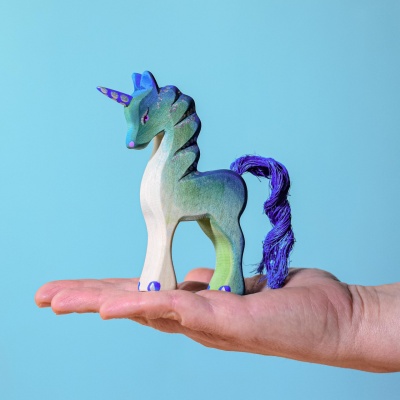 Enchanting Green Baby Unicorn Toy for Imaginative Play