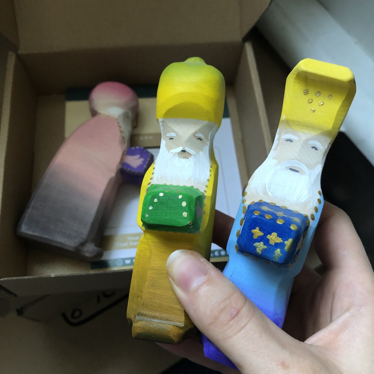 The Three Kings Wooden Toy Set by Bumbu Toys | Handcrafted