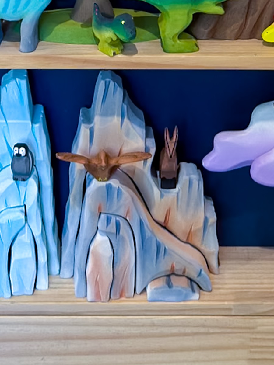 Wooden Mountain Goat Toy | BumbuToys' Alpine Collection