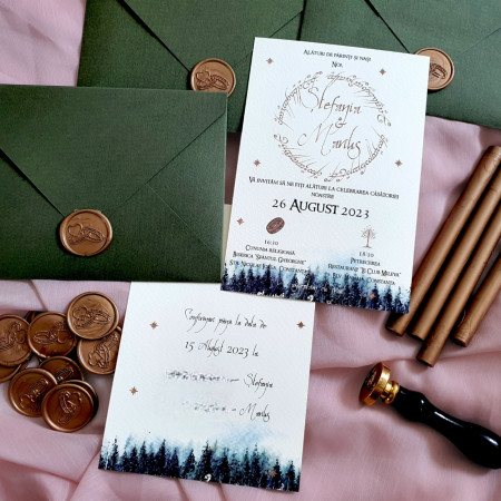 Invitatie cu tematica ”Lord of the Rings”