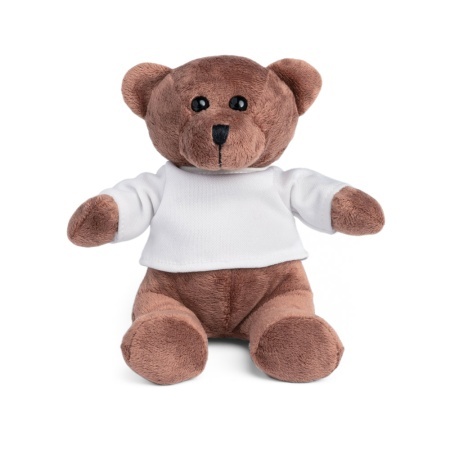 GRIZZLY. Jucărie de pluș ursuleț cu tricou îmbrăcat