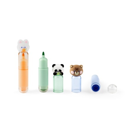 TROPICAL. Set de 3 pixuri concepute pentru copii în ABS
