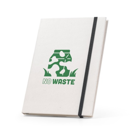 MILKY. Notebook A5 confecționat din cutii de lapte reciclate cu pagini liniate - Personalizat