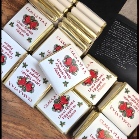 Tablete de ciocolată personalizate pentru evenimente festive
