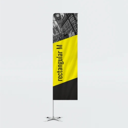 Steag rectangular M - personalizat