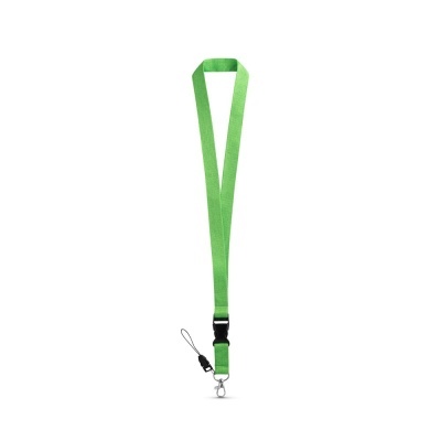 ANQUETIL. Lanyard din poliester cu carabina metalică - Img 2