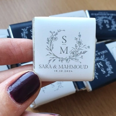 Ciocolată personalizată - marturie nunta - Img 2