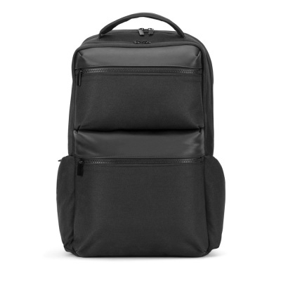 COPENHAGEN. Rucsac din twill reciclat hidrofug cu două buzunare frontale mari, 17.3" - Img 2