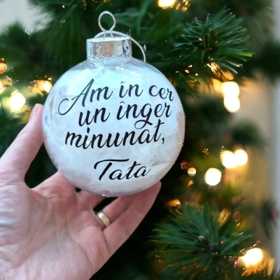 Glob personalizat ”Am în cer un înger minunat”