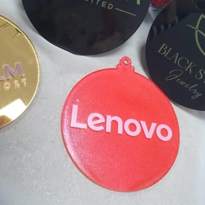 Glob plexiglas rotund personalizat cu logo - Img 3
