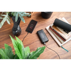 LEAKEY 20. Power bank 20'000 mAh în ABS reciclat (100% rABS) - Negru - Img 5