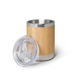 LYCKA. Pahar de bambus 350 mL - Natural - Img 3
